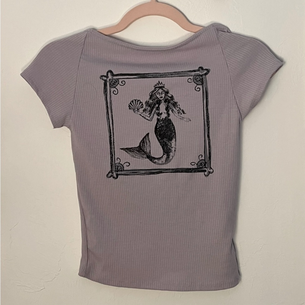 urban outfitters Mermaid Tile Nadia Baby Tee